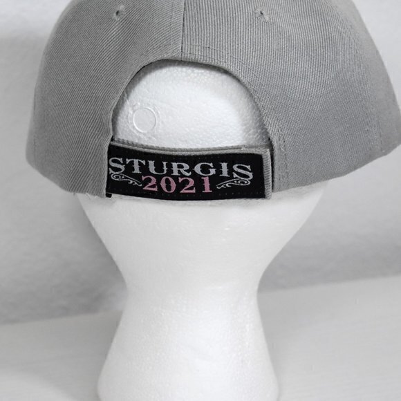 Sturgis 2021 Baseball trucker‎ Hat adjustable Gently Used Condition - Picture 5 of 6